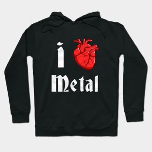 I Heart Metal Hoodie